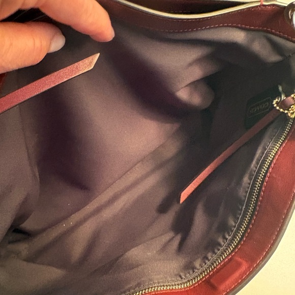 Coach Burgundy Satchel - Picture 8 of 11